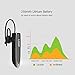 Wireless Bluetooth Headset,LESHP Hands Free Headphone for driving Meeting Sports Mini Long Standby Car Bluetooth 4.0 Headset Earphone Headphone (Black)