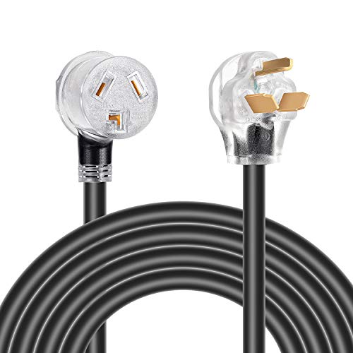 Rophor Dryer Extension Cord 3 Prong, 30 Amp NEMA 1030P to 1030R with