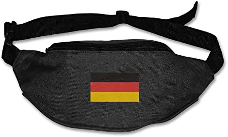 German Flag Adjustable Belt Waist Pack Waist Bag Running Pack Travel For Men Women