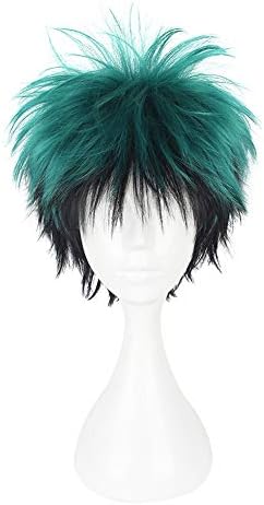 Templom SIX My Hero Academia (Boku No Hero Academia) Characters Play Cosplay Wigs Anime Costume Synthetic Hair(Izuku Midoriya-1)