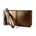 Befen Soft Leather Wristlet Phone Wristlet Wallet Clutch with Wrist Strap/Card slots/Cash pocket- Fit iPhone 6S Plus/Samsung Note 5 - Bronze