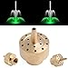 LING'S SHOP Brass Column Fireworks Water Fountain Nozzle Sprinkler Spray Head Pond (3/4