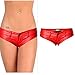 Mini Denim Shorts Faux Leather Micro Shorts Christmas Red 2 S