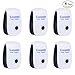 Pest Control Ultrasonic Repeller,6PCS Electronic Plug In Control Repellent for Insects & Rodents,Repellent for Mosquitoes, Cockroaches, Ants, Rodents, Flies, Bugs, Spiders, Mice