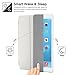 Besdata Ultra Thin Magnetic Smart Cover & Back Case for 2013 Apple iPad Air with Auto Wake/Sleep + Screen Protector + Cleaning Cloth + Stylus, White