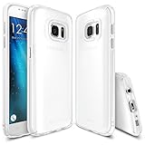 Galaxy S7 Case, Ringke [SLIM] Snug-Fit Slender [Tailored Cutouts] Lightweight & Thin Side to Side Edge Coverage Scratch Resistant Superior Coating PC Hard Skin for Samsung Galaxy S7 2016 - Frost White