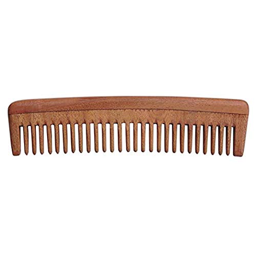 Neem Wood Comb Handcrafted for Hair Growth | Anti-Dandruff, Natural Margo Wooden Comb for Hair Fall Control | Ayurvedic, Eco-Friendly, Chemical-Free for Men & Women