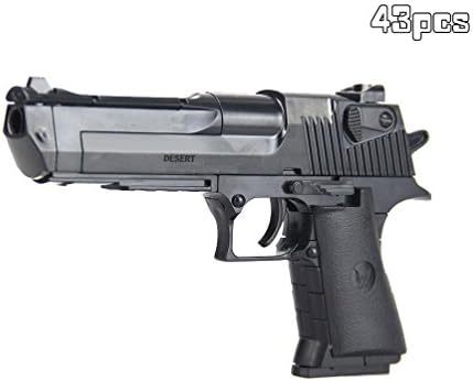 MeMo Toys Desert Eagle Gun Kids Toy Components Combination Game (Black)