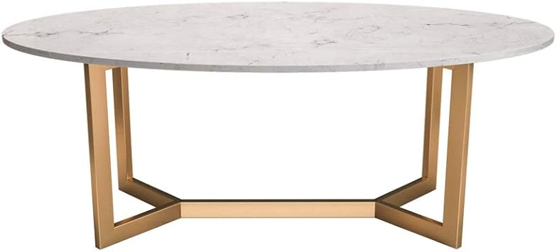 Amazon Com Dxjni Oval Coffee Table Sofa Coffee Table Marble
