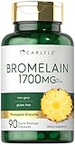 Carlyle Bromelain 1700 mg | 90 Capsules | Pineapple