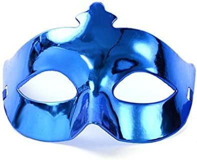 Party-Maske blau Fasching Maskenball Kaneval Gesichtsmaske Venedig