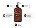 Bottiful Home-16 oz Amber Shampoo, Conditioner, Wash Shower Soap Dispensers-3 Refillable Empty PET Plastic Pump Bottle Shower Containers-Printed Design-Waterproof, Rust-Free, Clog-Free, Drip-Free