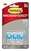 Command 17067CLR-BBES Blue Boldly Small Wire, 3, 4 Clear Strips/Pack, 6 Hooks