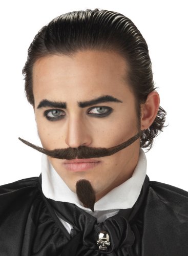 California Costumes Men's The Dandy Moustache & Chin Costume Accessory