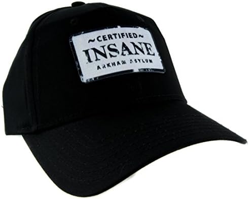 Certified Insane Arkham Asylum Joker Hat Baseball Cap Alternative Clothing Villain