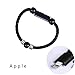 SIKOYA USB Charger Cable Bracelet USB Charging Cable Durable Leather Braided Portable Charger Cord Cable for iPhone iPad