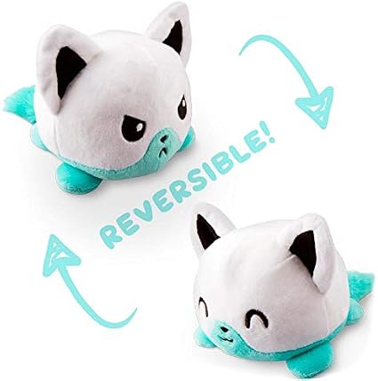 Amazon Com Teeturtle Reversible Cute Mini Plushies White