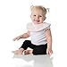 Bumkins Absorbent Cotton Chin Bib, Pink, 2-Count