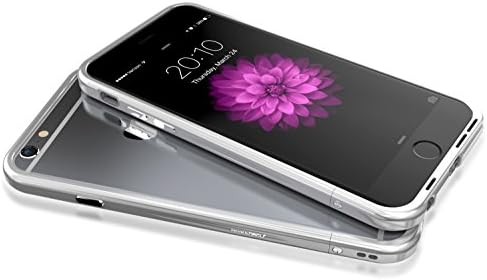 iNACU iPhone 6/6S 6 Plus/6S Plus, Lightning Full Bumper, Aluminum Metal Protective Frame (6/6S Plus Silver)