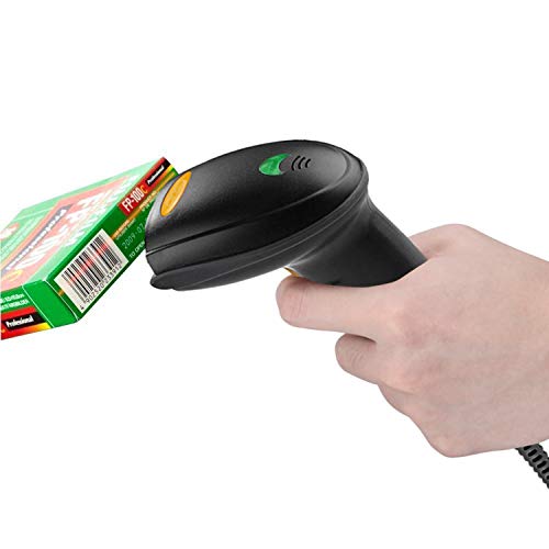 Esup Wired Handheld Automatic Laser USB Barcode Scanner Reader with USB Cable