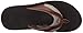 Reef Men's Leather Fanning Sandal, Brown/Brown, 9 M US