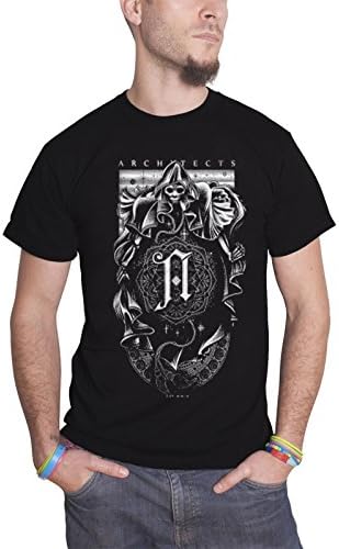 Architects T Shirt Reaper Band Logo Crest Official Mens Black