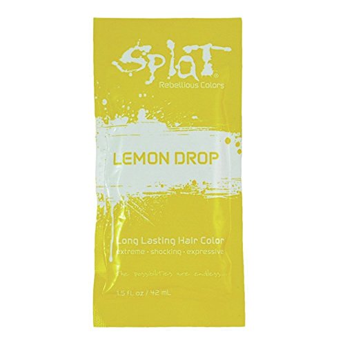 SPLAT Splat Hair Color 1.5 Oz Individual Packs Lemon Drop