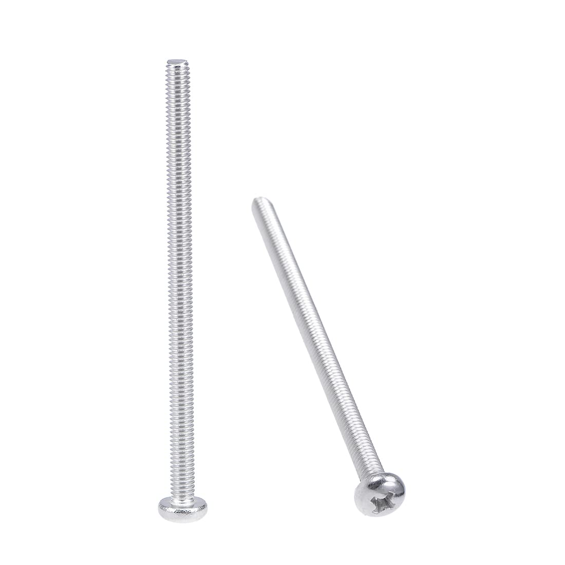 sourcing map M4x70mm Machine Screws Pan Phillips Cross Head Screw Fasteners Bolts 10Pcs