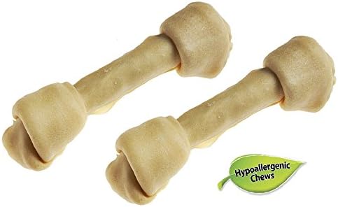 (2 Pack) Tasmans Bison Rawhide Extra Large Bones, 11-14 Inches each