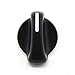 Red Hound Auto HVAC, Temperature, Fan Switch, Vent Selector Knob Exact Custom Fit 1999-2006 Compatible with Jeep Wrangler TJ Climate Adjust Black