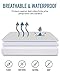 Flannel Waterproof Mattress Protector Sleep Academy Queen, Cotton