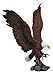 Ebros Large Rocky Mountain Grand Bald Eagle Descending on Prey Statue Patriotic American Home Decor Figurine Or as Religious Inspiration Decorative Sculpture of Eagles Wildlife Birds 4th of July