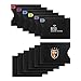 Tecboss 16 RFID Blocking Sleeves,Identity Theft Protection Sleeve Set for Men & Women,Set with Color Coding,Smart Slim Profile Design(12 Credit Card Holders & 4 Passport Protectors(Black & Brow))
