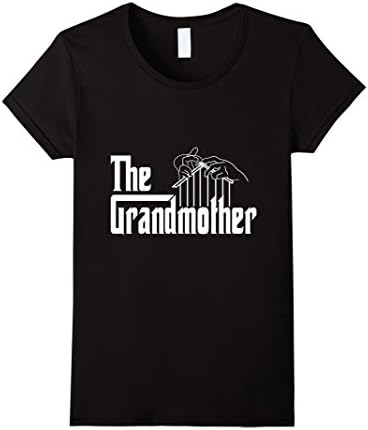 Women's The Grandmother Shirt Shirts T-shirt T-shirts Tee Godfather Large Black