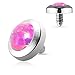 Set of 4 316L Surgical Steel Flat Dermal Anchor Top with Opal 4mm Top - Blue, White, Green, and Pink