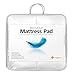 HOSPITOLOGY PRODUCTS Hypoallergenic Mattress Cover- Overstuffed - Deep Pocket - Goose Down Alternative Pillow Top Mattress Topper Queen - 60