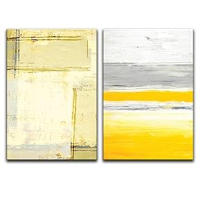 signwin 2 Panel Canvas Wall Art Abstract Canvas...