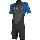 O'Neill Men's Reactor-2 2mm Back Zip Short Sleeve Spring Wetsuit, Lightweight Warmth and Flexibility for All Water Activities