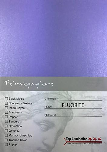 50 Sheets of A3 PU Purple Glossy Paper 290g/m² Top Lamination – Dyed All Possible use: Invitations (Inserts for Albums Wedding Card, Photo Album, Poster Posters, Crafting and More.