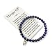 Nesting Nomad Collection Gift for Woman Turning 60 - Bead Bracelet with Meaningful Message Card & Gift Box