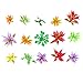 NW 100pcs 0.79inch Mixed Color Mini Trees Model Train Scenery Architecture Flower Model Scenery with No Stands