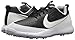 NIKE Men's Explorer 2 Golf Shoe, Black/White/Metallic Silver/Wolf Grey, 10.5 M US