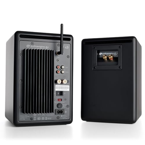Audioengine A5+ Wireless Bluetooth Computer Speakers 150W Bluetooth Speakers for Home, Studio