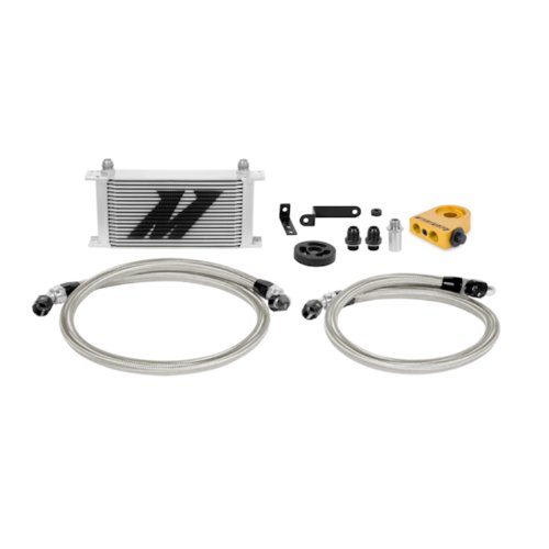 Mishimoto (MMOC-WRX-08T) Silver Thermostatic Oil Cooler Kit for Subaru WRX