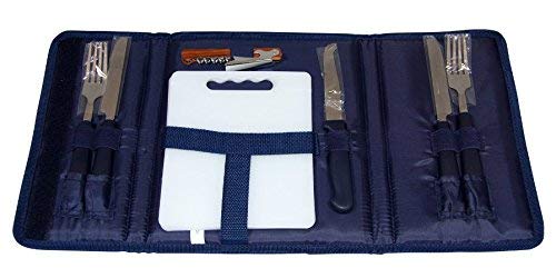 CB Präsentwerbung GmbH CBag Picnic Cutlery, Camping Tableware, Travel Cutlery, Crockery, Bread Folder (Blue)
