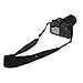 Eggsnow Camera Shoulder Neck Strap Knit Broaden Universal Camera Belt Strap with Connect Buckle for Women Men All DSLR SLR Nikon Canon Sony Olympus Samsung Pentax Samsung(Upgraded)-Black