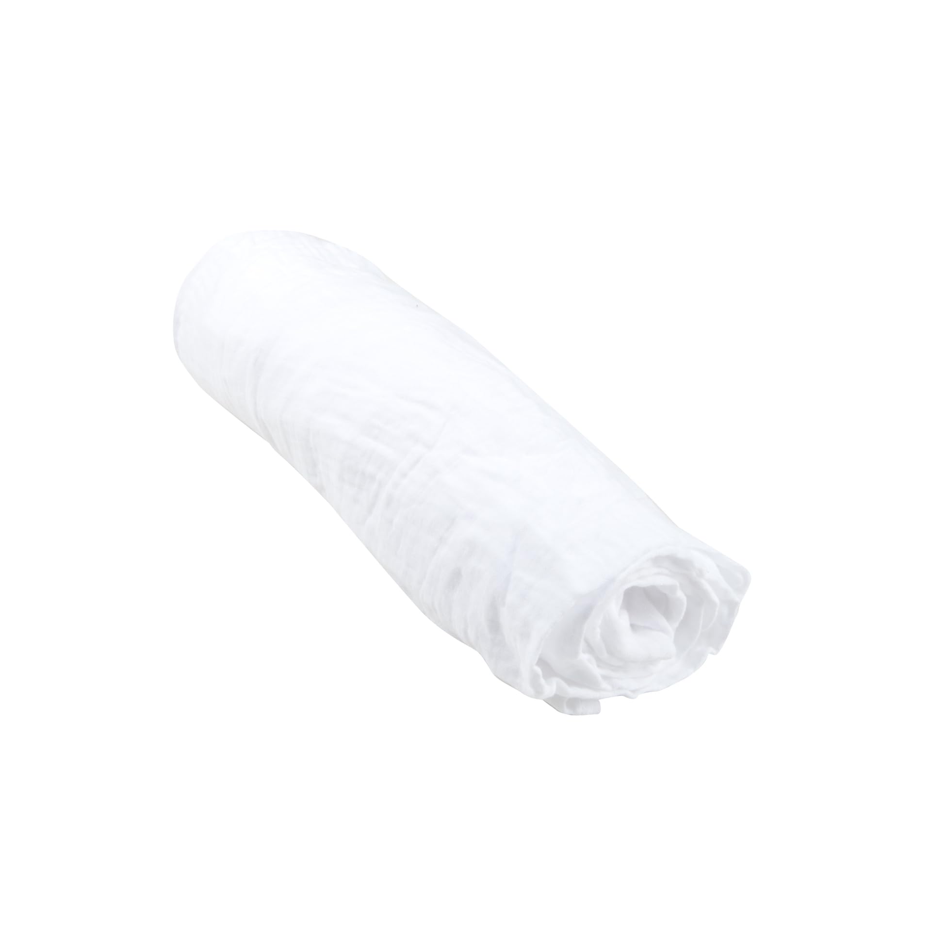Bébé Douceur, 100% Cotton Gauze Fitted Sheet 70 x 140 cm White