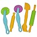 Mtele Assorted Smart Clay and Play Dough Tool Kit, 6-Piece