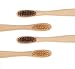 Its Junlan Bamboo Charcoal Toothbrush with Soft Bristle, Naturally Biodegradable, Dentist Approved, (8 counts)