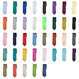Jacob Alexander Solid Color Men's Regular Tie